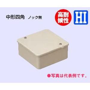 未来工業  PVKボックス 中形四角（深型） ベージュ PVK-BOJ｜densetsu-n-net