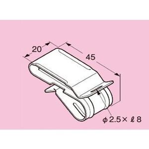 ネグロス電工 FVラック 一般形鋼用 ケーブル支持金具 【ステンレス鋼】 S-LF2 20個入｜densetsu-n-net