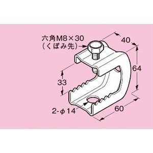 ネグロス電工 パイラック 一般形鋼用 【ステンレス鋼】S-PH2W 20個入 