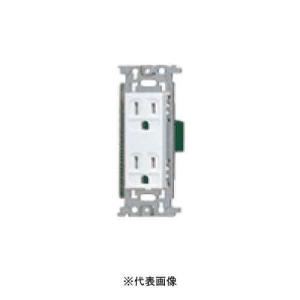 在庫処分品 パナソニック  WN1512SWK ホワイト フルカラー埋込接地ダブルコンセント 15A125V｜densetu