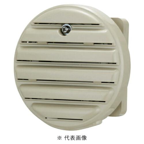 日東工業  WLP-8 丸形防水ルーバー 屋内屋外兼用 フィルタ付 ライトベージュ色 外径80φ 2...