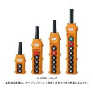 パトライト COB81-A02 ホイスト用押ボタン開閉器 電動機間接操作用 ボタン数2 2段式スィツチ｜densetu