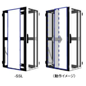 日東工業 AH-SSL-D12H20 側板スライドタイプ(左側面） D=1200 H2000mm 適...