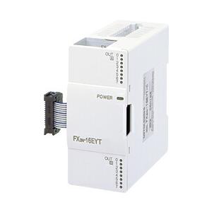 三菱電機 FX2N-16EYT MELSEC-FXシリーズ 出力増設ブロック 出力:16点 0.5A/1点(0.8A/4点)｜densetu