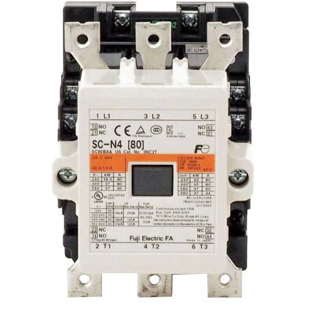 富士電機 SC-N4 標準形 電磁接触器 主回路200V ケースカバーなし 補助接点2a2b