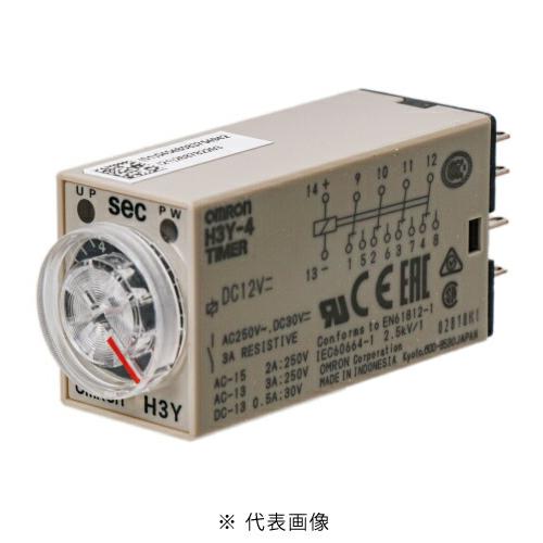 オムロン H3Y-4 ソリッドステート・タイマ DC12V プラグイン端子 限時接点4c 最大目盛（...