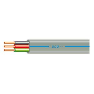 愛知電線 VVF2.0×2C+G1.6 VVFケーブル+G1.6 100m巻 緑・白・黒 色(絶縁
