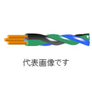 愛知電線 DV2.6mmx2C 引込用ビニル絶縁電線(DV) 2個より 中部電力仕様 100m巻
