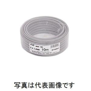 愛知電線 VVF2.0×2C+G1.6 VVFケーブル+G1.6 100m巻 緑・白・黒 色(絶縁