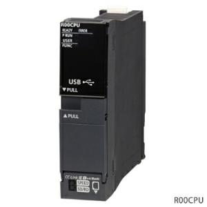 三菱電機 R00CPU MELSEC iQ-Rシリーズ シーケンサCPUユニット プログラム容量:10Kステップ 基本命令処理時間(LD X0):31.36ns｜densetusizai