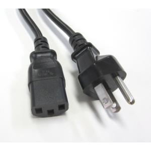日本ACコード　3ピン-C13　PSE(ブラック）7A/125V