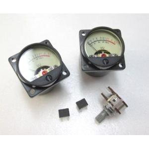 アナログVUメーターTR35 ステレオセット（TR35x2+DF04ｘ2+ステレオポテンショメーター...