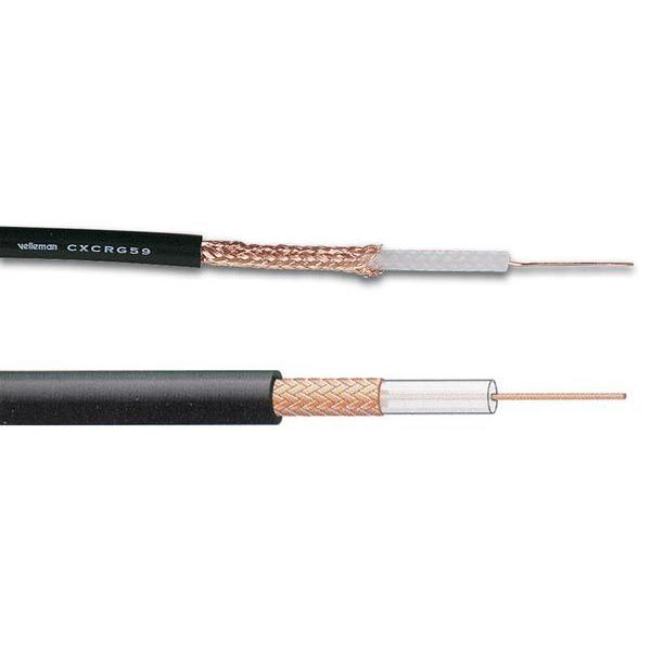 同軸コード RG-59 B/U MIL 黒　8M