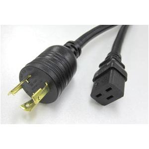 PSE電源コード　ロックタイプ NEMA L6-20P/C19（20A/250V)-4.5M