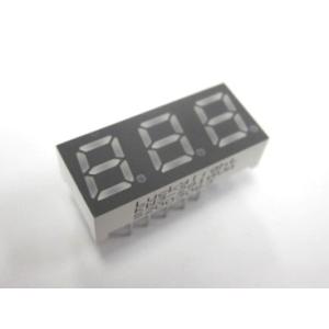 3桁7セグメントLED／KW3-281AVA(4個セット)