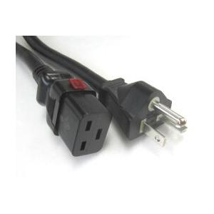 フィリピン向け無認証AC電源コードセットNEMA5-15P→C13 : デンシ電気