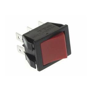 電源用ロッカースイッチ-10A-250V-DPDT-ON/OFF+赤キャップ-R905B/R