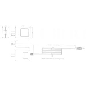 UNIFIVE ACアダプター 12Vdc/1.5A(PL03B) UN318-1215｜denshi