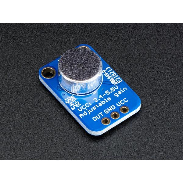 マイクロフォンアンプ MAX4466+ゲイン調節