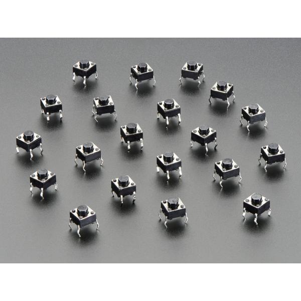 タクトスイッチ(6mm角-20個パック）