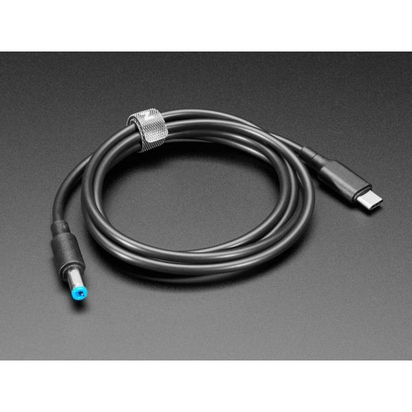 USB Cタイプ 3.1PD→DCジャック5.5ｘ2.5mm/20V-5A出力−ケーブル1.2m（E...
