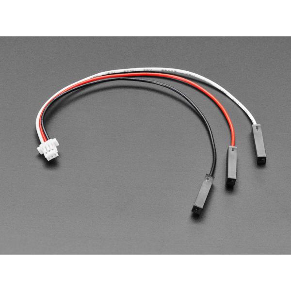 JST SH 1mmピッチ3pin（コンパチ品）→メスヘッダー+100mmケーブル