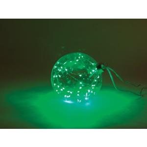 透明緑色LEDボール GLL-LED-BAUBLE-008-G｜denshi