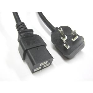 台湾ACコード　3ピン NEMA 6-20P-C19-2.5M(15A/250V)　CNS