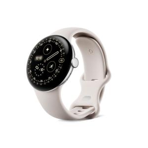 【ラッピング可】【即日発送】【新品】Google グーグル Pixel Watch 4 Wi-Fi 41mm GA10830-US ポリッシュドシルバー アクティブ バンド