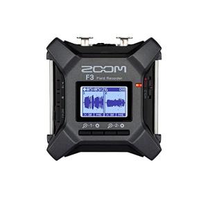 【即日発送】【新品】ZOOM ズーム フィールドレコーダー 2チャンネル入力32bitフロート録音 F3 黒｜densidonya