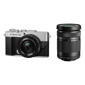 OM SYSTEM PEN E-P7 EZダブルズームキット(シルバー) : 特価COM OM SYSTEM PEN E-P7 EZダブルズームキット(シルバー) : 特価COM
