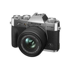 【ラッピング可】【即日配送】【新品】FUJIFILM 富士フイルム ミラーレスデジタルカメラ X-T30 II XC15-45mm レンズキット シルバー