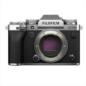 【ラッピング可】【即日発送】【新品】FUJIFILM 富士フィルム ミラーレス一眼 X-T5 ボディ シルバー｜densidonya