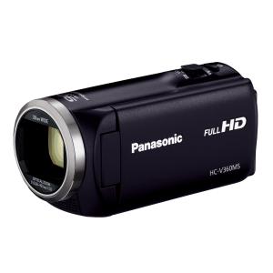 【ラッピング可】【即日発送】【新品】Panasonic パナソニック デジタルハイビジョンビデオカメラ HC-V360MS-K [ブラック]｜densidonya