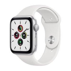 【即日発送】Apple Watch SE GPSモデル 44mm シルバーアルミニウムケースとホワイトスポーツバンド MYDQ2J/A Apple Watch スマートウォッチ本体