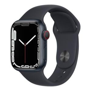 【即日配送】【新古品】Apple Watch Series 7（GPS + Cellularモデル）41mmミッドナイトアルミニウムケースとミッドナイトスポーツバンド MKHQ3J/A｜densidonya