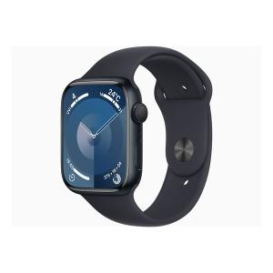 【新古品】Apple Watch Series 9 GPSモデル 45mm MR9A3J/A ミッドナイトスポーツバンド M/L｜densidonya