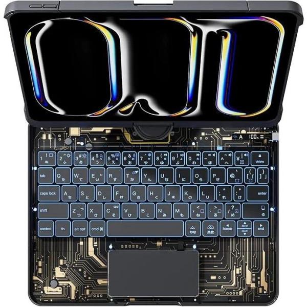 【ラッピング可】【即日発送】【新品】G.B.Z iPad用キーボードケース 第10、11世代対応 1...