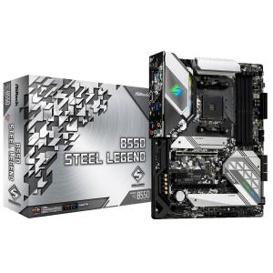 【即日発送】【新品】ASRock アスロック マザーボード B550 Steel Legend AMD B550チップセット搭載｜densidonya