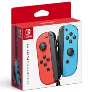 【ラッピング可】【即日発送】【新品 保証開始済み品】Nintendo Switch Joy-Con(L) ネオンレッド/(R) ネオンブルー HAC-A-JAEAA 印付きの場合あり｜densidonya