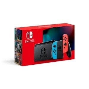 【即日発送】【中古 美品】新モデル  Nintendo Switch Joy-Con(L) ネオンブルー/(R) ネオンレッド　switch本体 新型　HAD-S-KABAA  印付きの場合あり｜densidonya