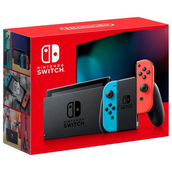 【ラッピング可】【即日発送】【新品】任天堂 Nintendo Switch 本体 ネオンブルー・ネオ...