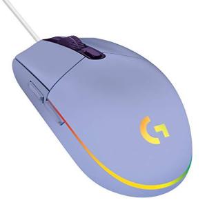【即日発送】【新品】Logicool ロジクール マウス LIGHTSYNC Gaming Mouse G203-LC ライラック｜densidonya