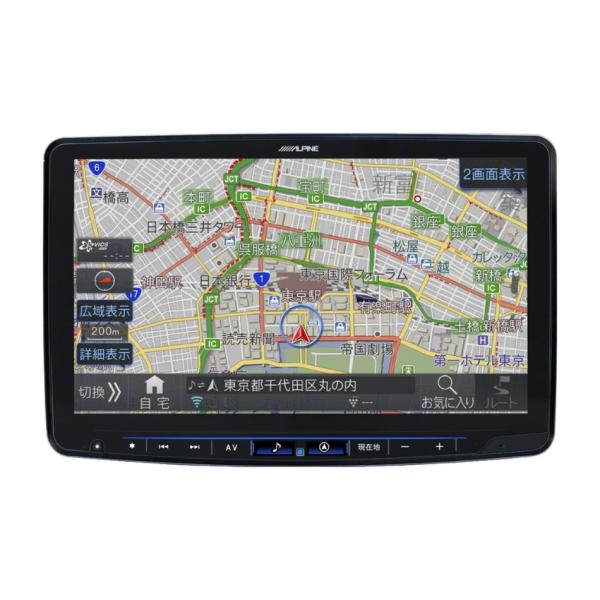 【新品 箱不良・シュリンク破れ品】Alpine アルパイン カーナビ フローティングビッグX11 X...
