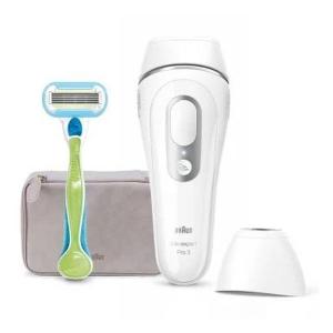 【ラッピング可】BRAUN ブラウン 脱毛器 （コンパクトヘッド1個付きモデル）シルクエキスパート Pro 3 PL3138 ホワイト&amp;シルバー【箱不良】