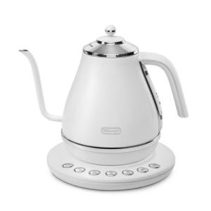 【即日発送】【新品】Delonghi デロンギ 温度設定機能付き電気カフェケトル icona(アイコナ) ピースフルホワイト KBOE1230J-W [1.0L]