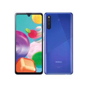 Galaxy A41 SCV48 ブルー SIMフリーSIMロック解除品　白ロム
