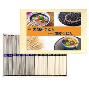 三盛物産 TKS-20 讃岐うどん 黒胡麻入り手延べうどん
