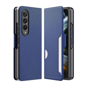 araree AR24768GZFD3BL Galaxy Z Fold 4 カードスロット付きBonnet C Diary アッシュブルー