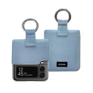 araree AR24787GZFP3BL Galaxy Z Flip 4 Ring Diary スカイブルー
